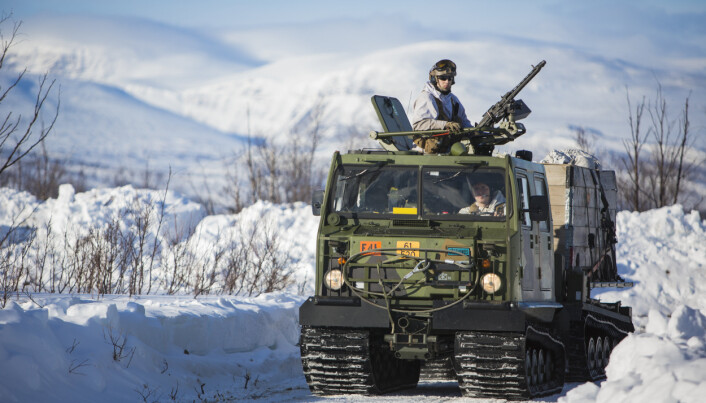 OPPGRADERES: En norsk BV206. Nå skal 700 vogner oppgraderes. OPPGRADERES: En norsk BV206. Nå skal 700 vogner oppgraderes.
