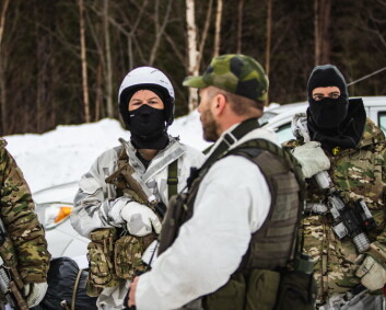 Amerikanske og svenske styrker trente sammen i øvelse Vintersol 2021