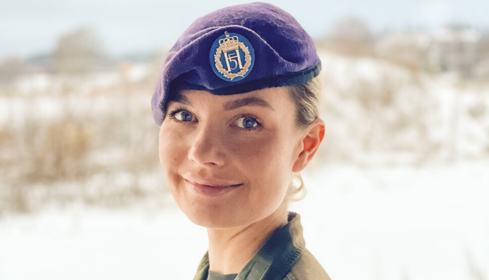 TANNPUSS = VELFERD: – Har aldri skjønt meg på de som velger å ikke pusse tenner på øvelse, sier Amanda Bergh Schjelderup.