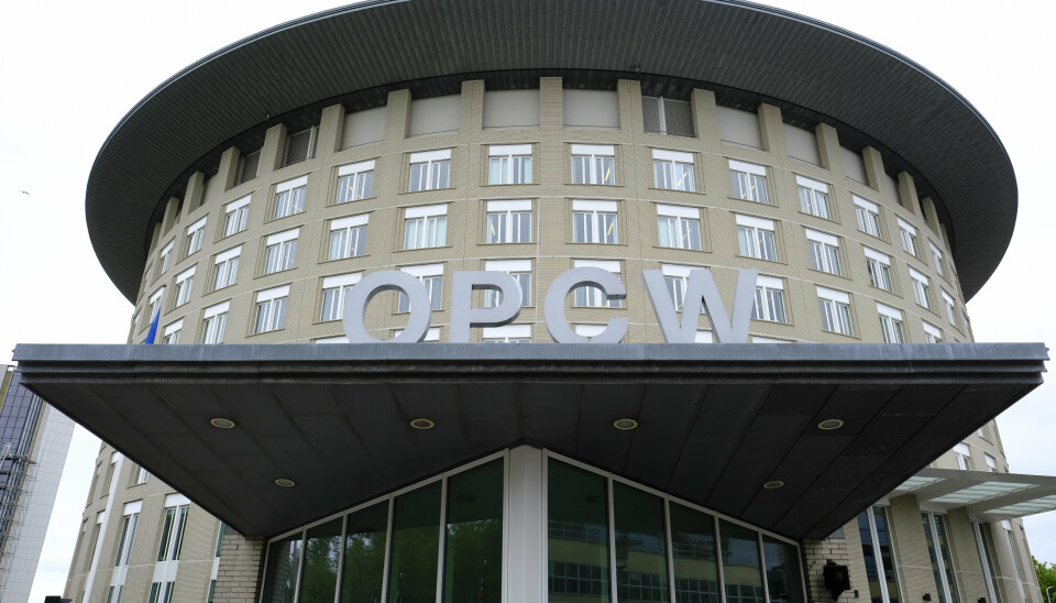 HOVEDKVARTER: OPCWs hovedkvarter i Haag. FN-organet som overvåker forbudet mot kjemiske våpen, fikk Nobels fredspris i 2013.