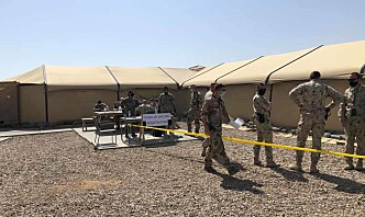 Den norske styrken i Irak er vaksinert av amerikanerne