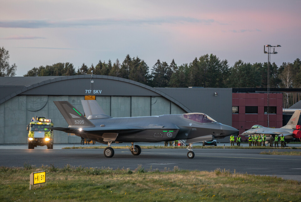 MULTIROLLE: F-35A kampfly landet for første gang på Rygge flystasjon 17. september 2019. Flystasjoner som Rygge og Sola blir mer relevant for alliert støtte i Østersjøen, Baltikum, Finland, skriver artikkelforfatteren.
