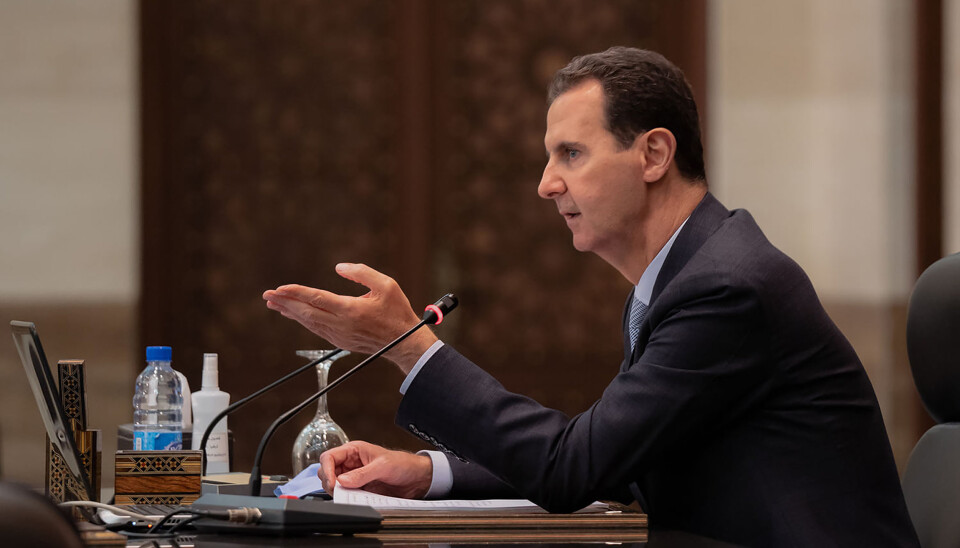 Syrias president Bashar al-Assad anklages for bruk av kjemiske våpen og saksøkes nå i Sverige