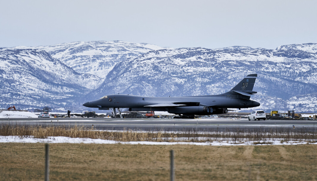 ØRLAND: Det var et fly av typen B-1B Lancer som var involvert i hendelsen. ØRLAND: Det var et fly av typen B-1B Lancer som var involvert i hendelsen.