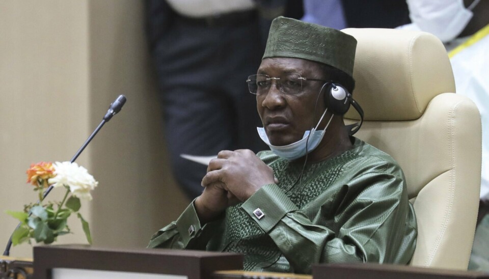 DØDE: President Idriss Déby som mistet livet som følge av krigshandlinger, ifølge hæren i Tsjad
