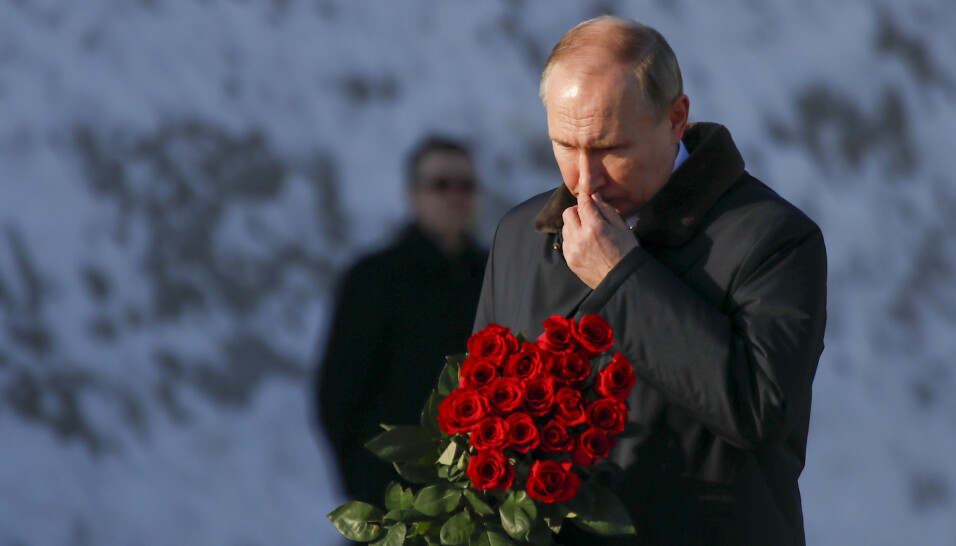 MARKERING: Russlands President Vladimir Putin under 75-årsmarkeringen av slaget om Stalingrad 2. februar 2018.