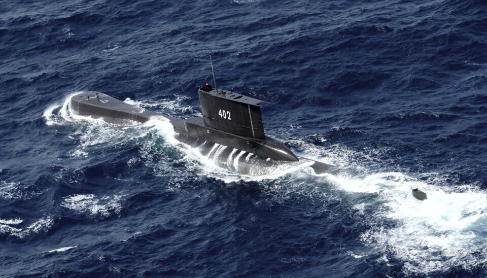 Den savnede indonesiske ubåten på et bilde fra 2014.