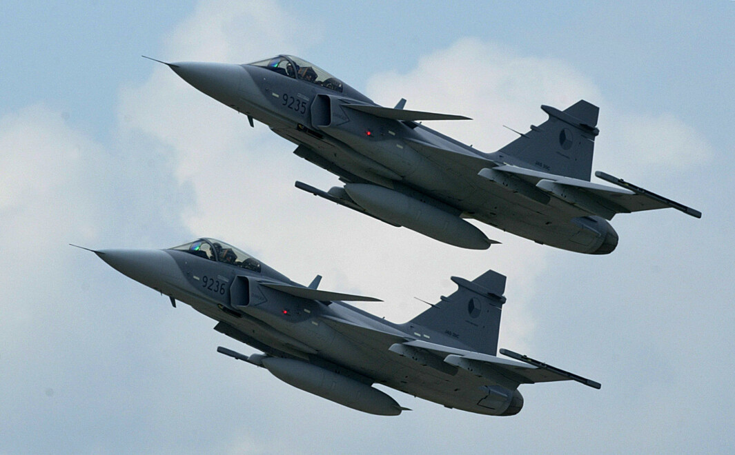 MULTIROLLEFLY: Saab 39 Gripen produseres av det svenske teknologiselskapet Saab. MULTIROLLEFLY: Saab 39 Gripen produseres av det svenske teknologiselskapet Saab.