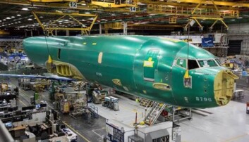 POSEIDON: Skroget til det første norske maritime patruljeflyet av typen P-8A. POSEIDON: Skroget til det første norske maritime patruljeflyet av typen P-8A.