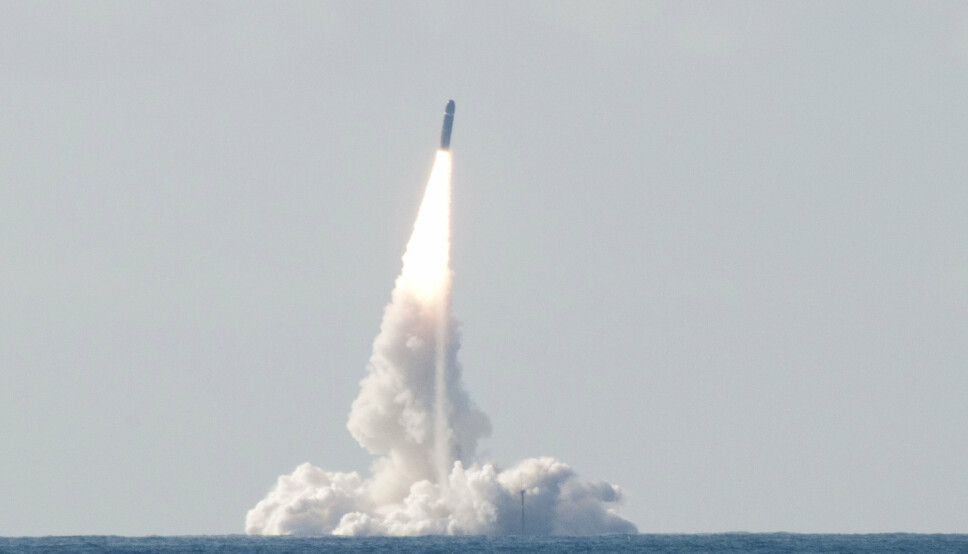 TESTE: Det franske militæret vil utføre en langdistanse ballistisk missil test.