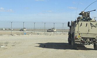 Rakettangrep mot norskvoktet flybase i Irak