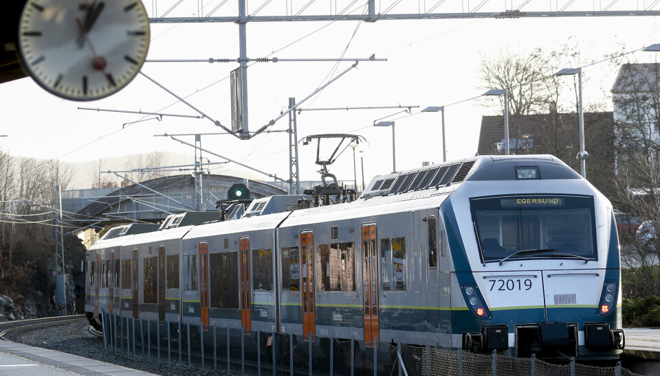 SØRTOGET: Åpning av Sørtoget i desember 2019. Toget betjener strekningen Stavanger og Egersund, og driftes av Go-Ahead.