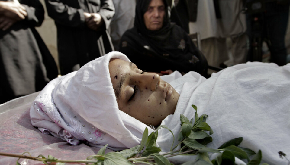 SIVILE TAP: Over 47.000 sivile afghanere er drept i krigshandlinger siden 2002, ifølge Costs of War, et prosjekt tilknyttet Brown University i USA. Den ti år gamle jenta ble drept av en veibombe utenfor Kabul i 2013.