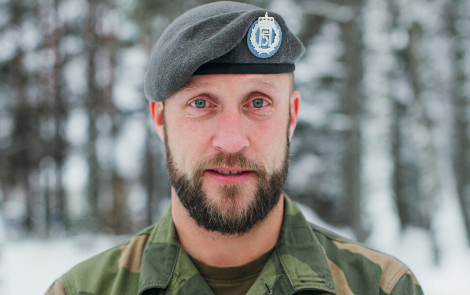 Distriktssjef HV-05, Oberstløytnant Semming Rusten på Terningmoen