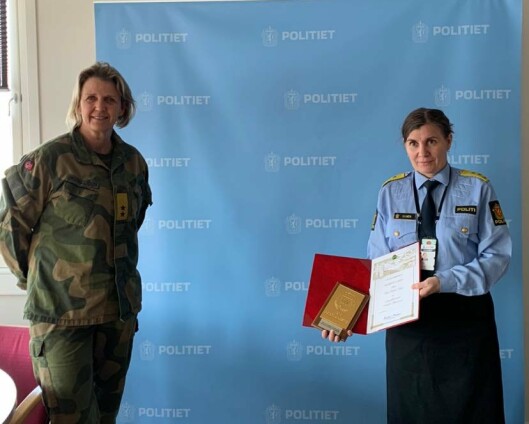 Politimester i Finnmark fikk HV-plakett i gull