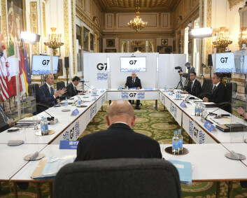 G7-gruppen med kritikk av Russland, Kina og Iran