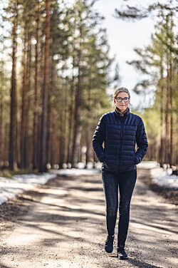 Marthe studerer barneverns-pedagogikk. Marthe studerer barneverns-pedagogikk.