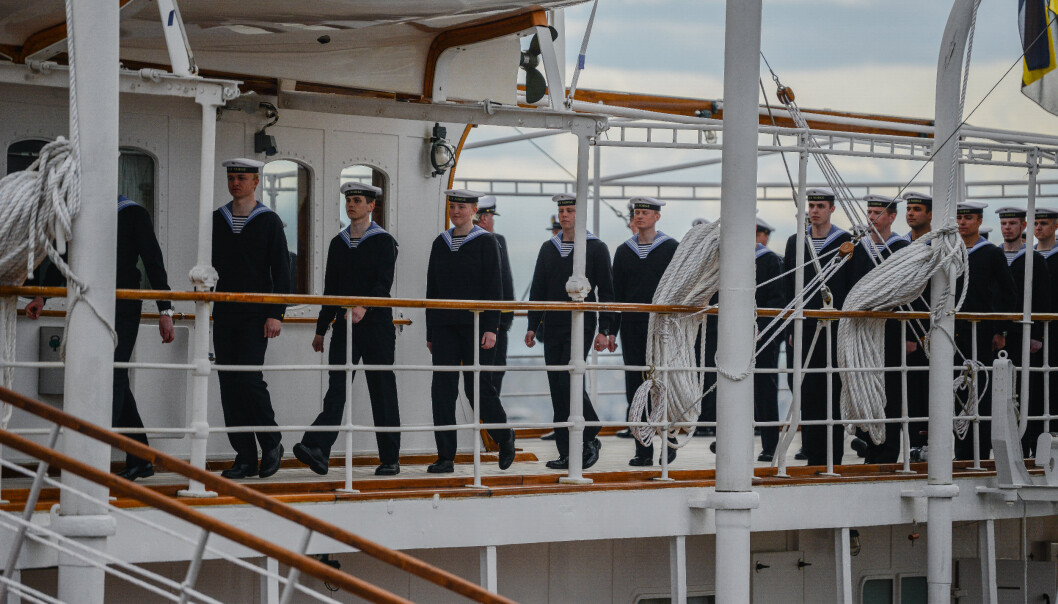 INSPEKSJON: Mannskapet har stått på for å få alt "shipshape" til inspeksjonen INSPEKSJON: Mannskapet har stått på for å få alt "shipshape" til inspeksjonen