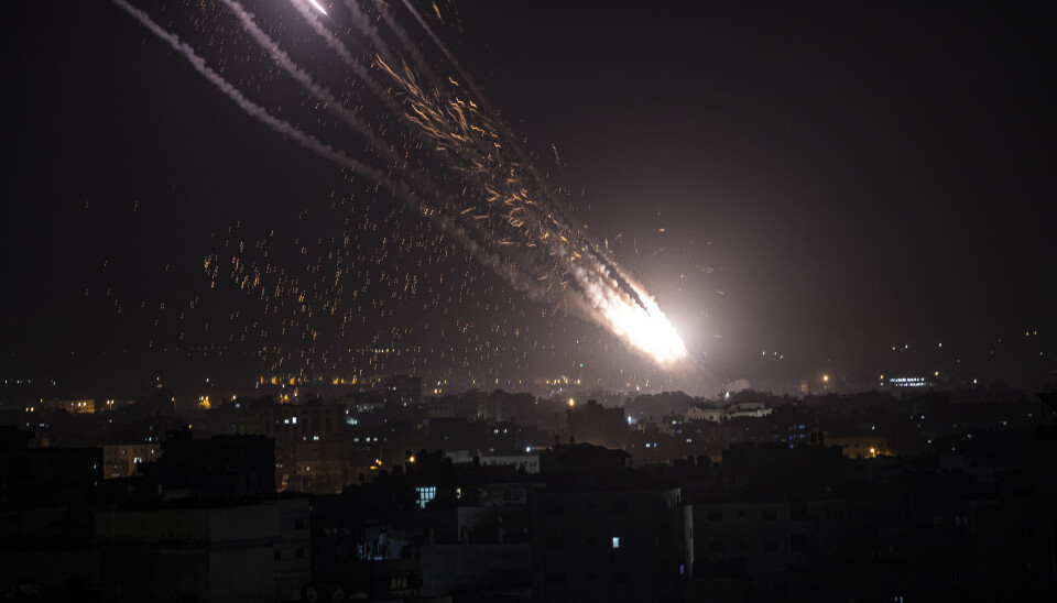 RAKETTANGREP:Israels militære opplyser tirsdag morgen at de har drept 15 medlemmer av Hamas og Islamsk hellig krig etter at det ble sendt omkring 200 raketter fra Gaza og mot Israel mandag og tirsdag.