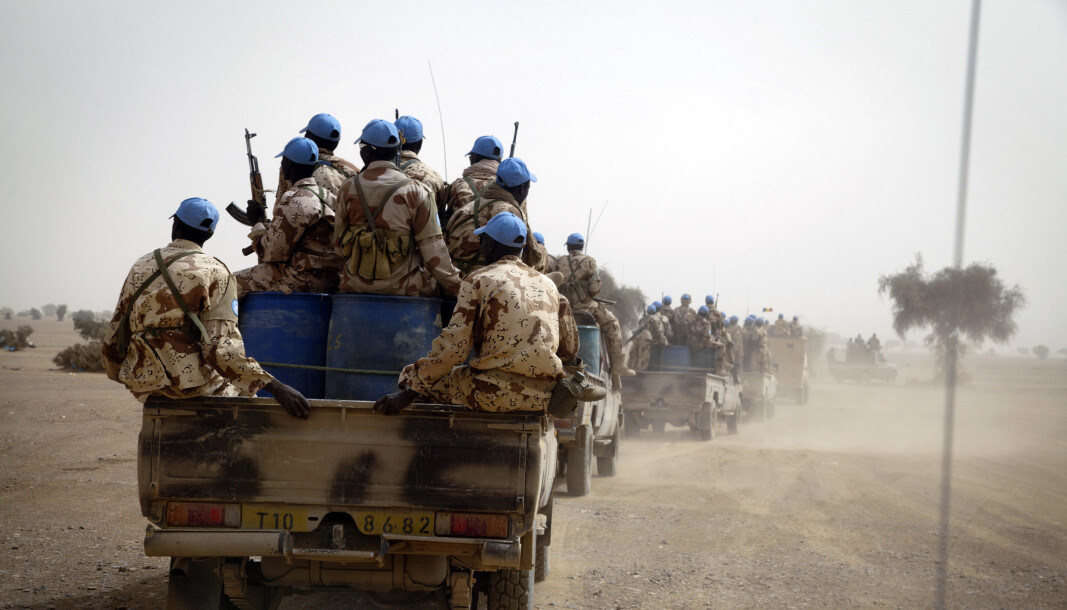 MINUSMA: Tsjadiske FN-soldater, som deltar i Minusma-operasjonen i Mali. MINUSMA: Tsjadiske FN-soldater, som deltar i Minusma-operasjonen i Mali.