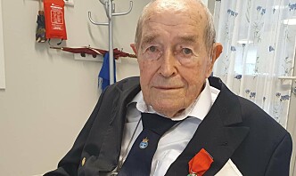 Krigshelt Monrad Mosberg (103) tildelt den franske æreslegionen