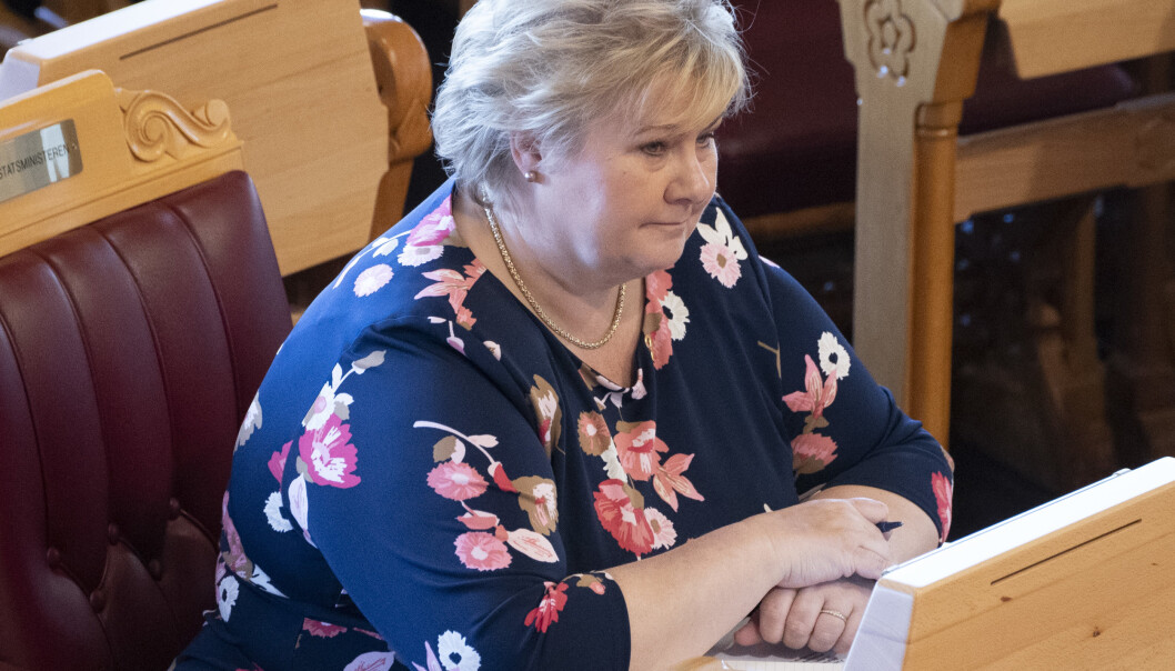 AFGHANISTAN: Statsminister Erna Solberg redegjorde tirsdag for Norges avslutning av operasjonen i Afghanistan. AFGHANISTAN: Statsminister Erna Solberg redegjorde tirsdag for Norges avslutning av operasjonen i Afghanistan.