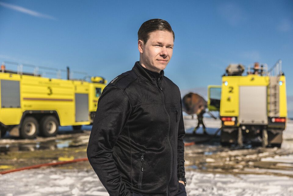 Kaptein Jo Skei kom til Andøya i 2018. Han er den første sjefen for Brann-, rednings- og plasstjenesten som ikke var brannmann før han kom.
