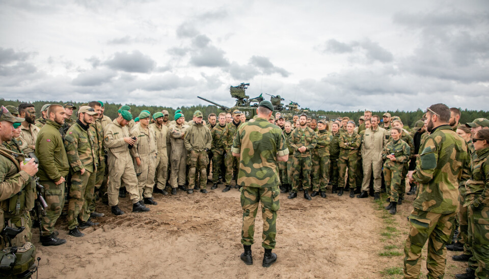 Generalsekretær i NVIO Bjørn Robert Dahl mener at blant andre soldater i Nato-operasjonen Enhanced Forward Presence, som vi ser på bildet, ikke blir anerkjent for innsatsen under gjeldende veteranbegrep.