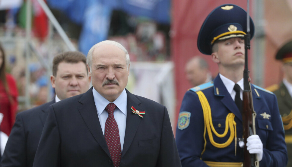 «EUROPAS SISTE DIKTATOR»: Hviterusslands president Aleksandr Lukasjenko skal personlig ha beordret jagerfly på vingene for å tvinge Ryanair-flyet til å lande i Minsk, ifølge det statlige nyhetsbyrået Belta.