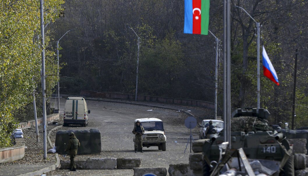 EROBRET: Tjenestemennene utførte ingeniørarbeid i en omstridt grenseregion da aserbajdsjanske styrker «omringet og erobret» dem, opplyser departementet.