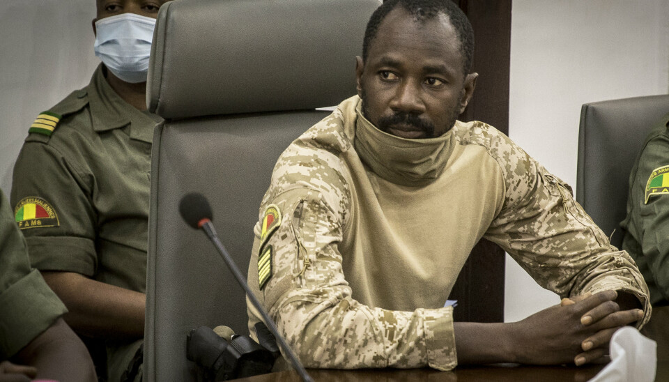 KUPP: Oberst Assimi Goïta ledet sitt andre militærkupp i Mali siden august denne uken, og har nå blitt landets nye president. Kuppet har blitt møtt med bred internasjonal fordømmelse.
