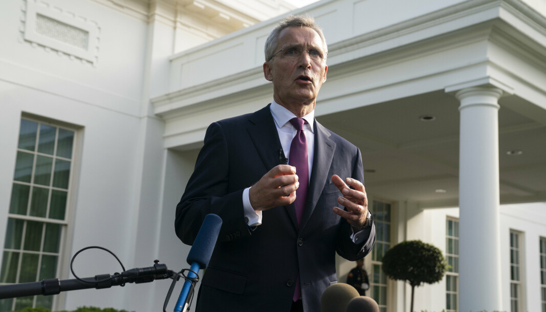 MØTE: Nato-sjef Jens Stoltenberg sa at møtet med president Joe Biden i Det hvite hus var godt.