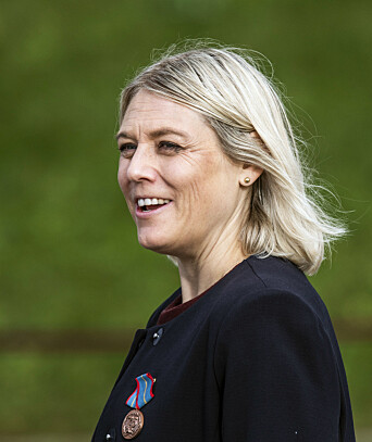 Den danske forsvarsministeren, Trine Bramsen. Den danske forsvarsministeren, Trine Bramsen.