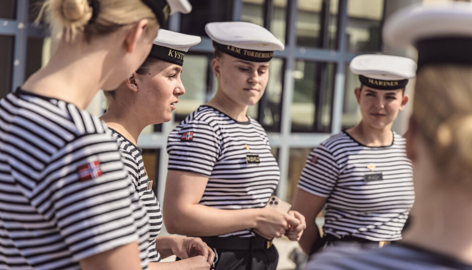 TILLITSVALGTE: Tillitsvalgte i Sjøforsvaret forklarer hvilke saker de anser som viktige i forbindelse med årets landskonferanse.