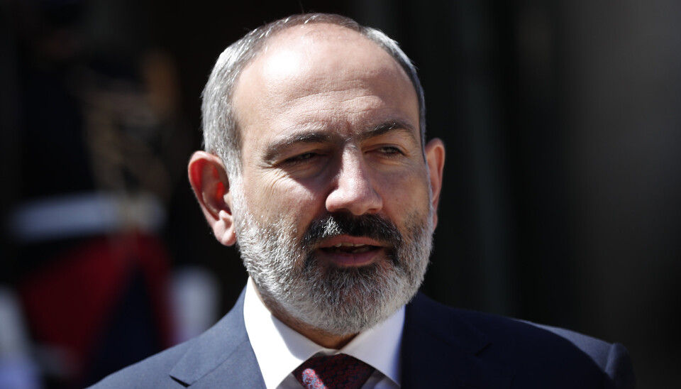 VIL BYTTE: Armenias statsminister Nikol Pasjinian håper på gjenvalg i parlamentsvalget om halvannen uke.