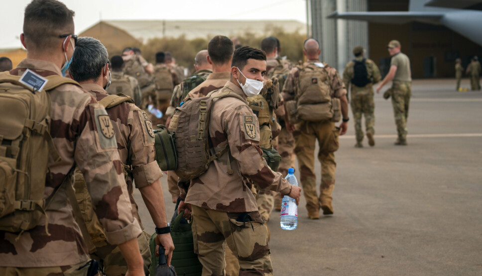 AVSLUTTES: Franske soldater forlot basen i Gao i Mali onsdag denne uken etter at deres fire måneder lange oppdrag er over. Dagen etter varslet president Emmanuel Macron at den franskledede operasjonen avsluttes i sin nåværende form.