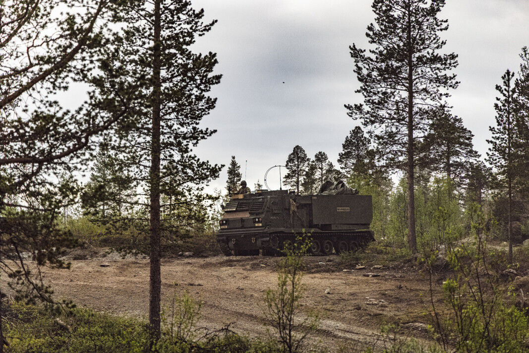 SLAGKRAFTIG: Rakettartilleri av typen Multiple Launch Rocket System. SLAGKRAFTIG: Rakettartilleri av typen Multiple Launch Rocket System.