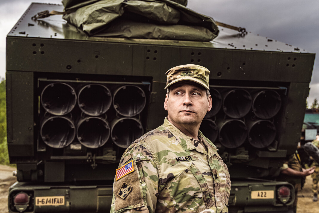 ARTILLERISJEF: Oberst Daniel Miller, sjef for 41st Field Artillery Brigade. ARTILLERISJEF: Oberst Daniel Miller, sjef for 41st Field Artillery Brigade.