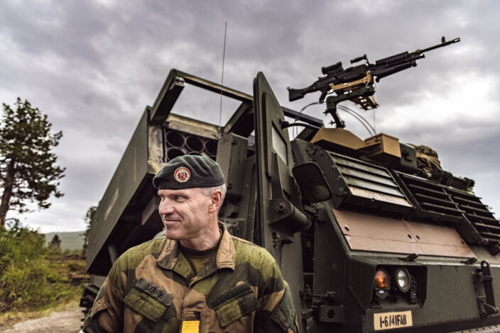 SJEF HÆREN: Generalmajor Lars Lervik var med på skarpkytingen. SJEF HÆREN: Generalmajor Lars Lervik var med på skarpkytingen.
