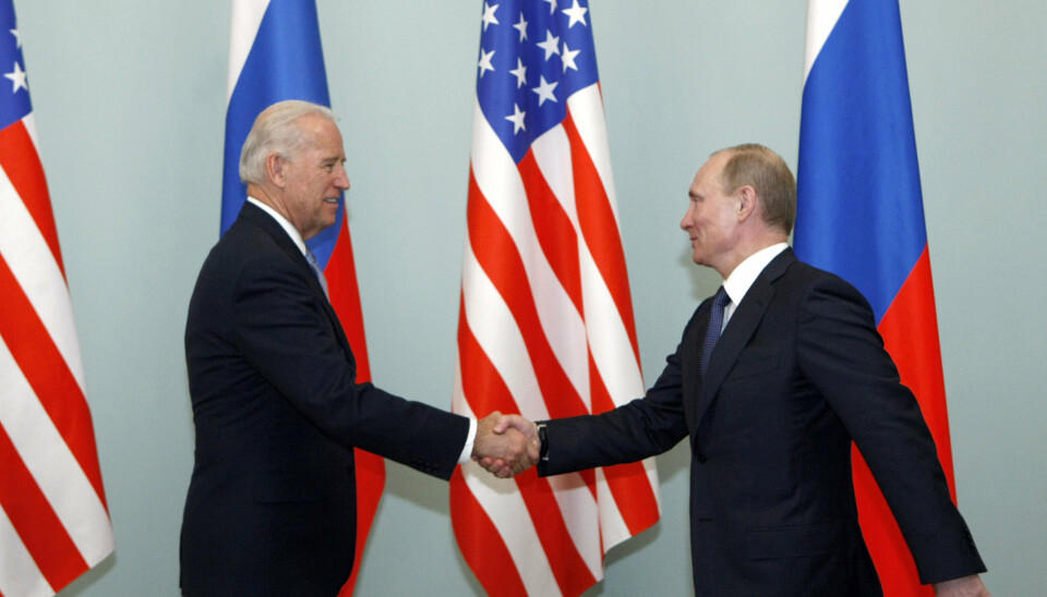NYTT MØTE: I 2011 møttes daværende visepresident Joe Biden og Vladimir Putin i Moskva. På onsdag møtes de på nytt i Geneve.