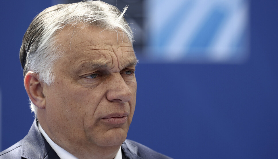 KUNDE: Ungarns kontroversielle statsminister, høyrepopulisten Viktor Orbán, var i fjor den største kunden for tysk våpenindustri.