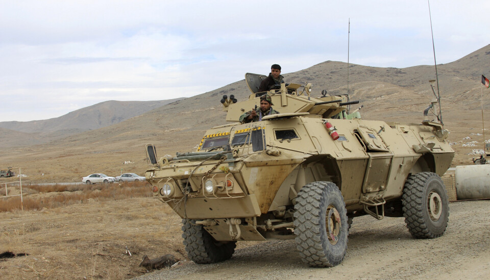 SOLDATER: Afghanske regjeringssoldater under en operasjon i november 2020.