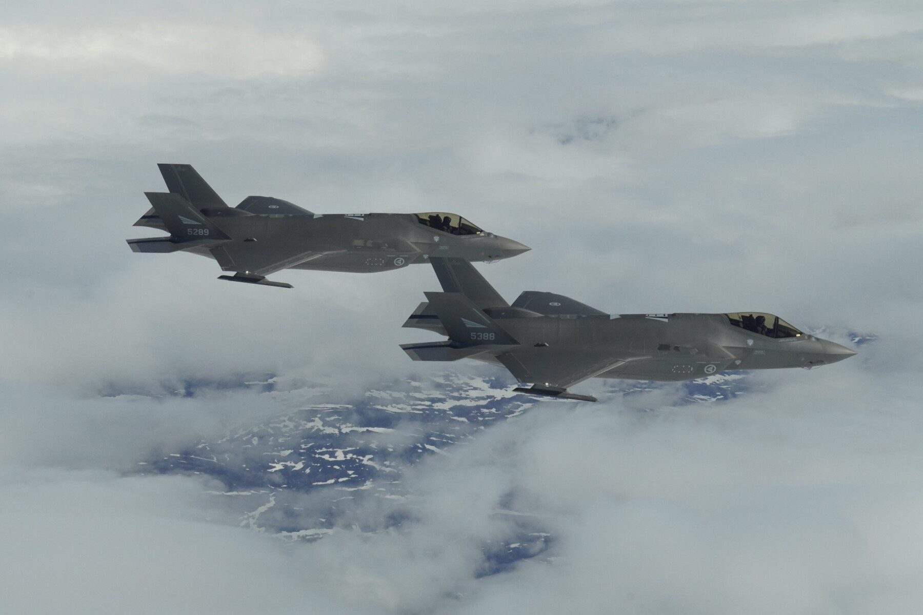 ØVELSE: To norske F-35A under øvelsen ACE-21 ØVELSE: To norske F-35A under øvelsen ACE-21