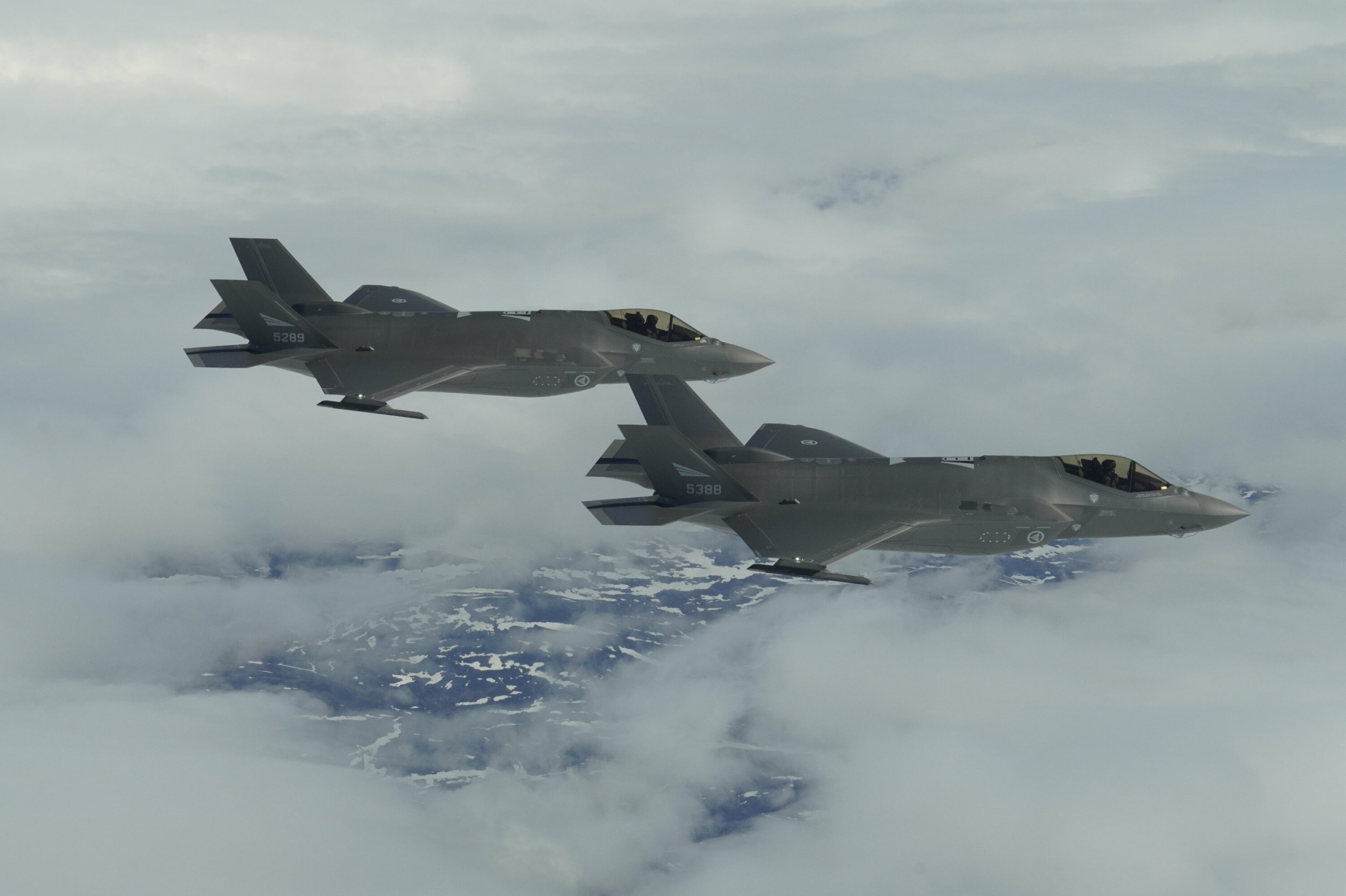 ØVELSE: To norske F-35A under øvelsen ACE-21