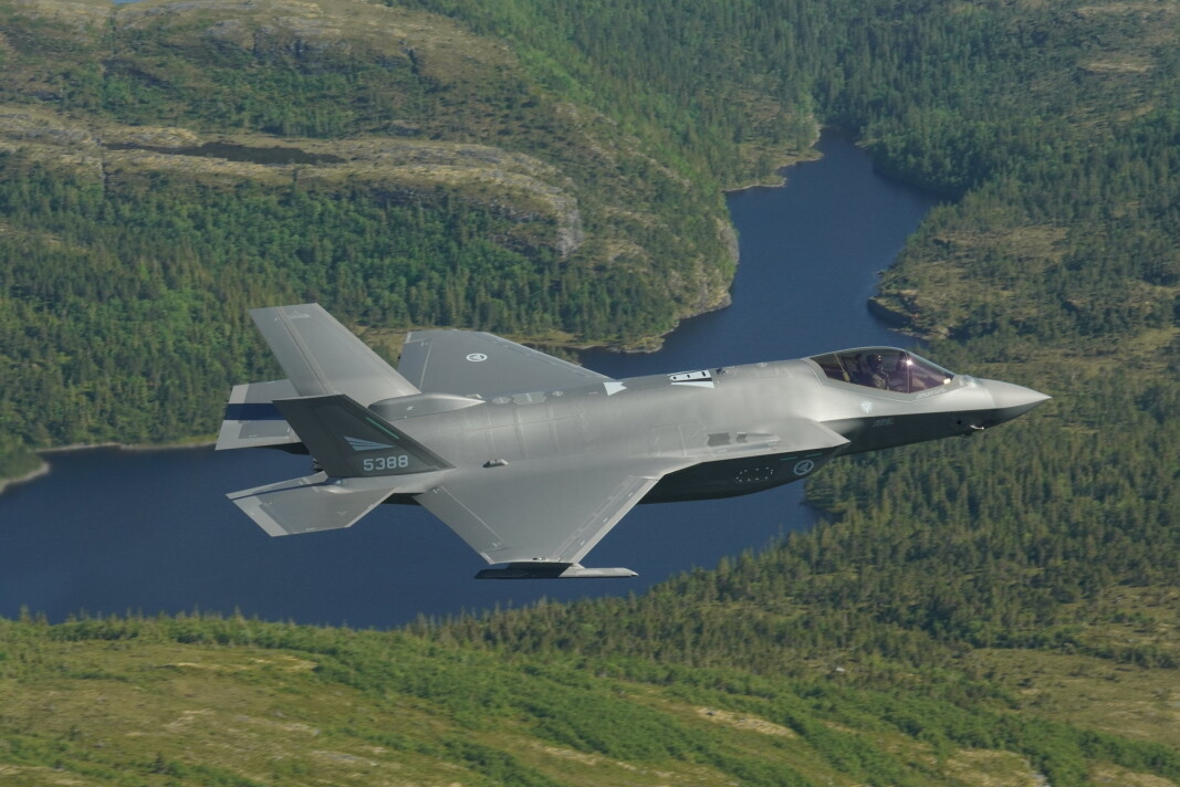 ØVELSE: Norsk F-35A under øvelsen ACE-21. ØVELSE: Norsk F-35A under øvelsen ACE-21.