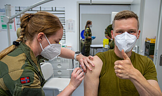 Norske soldater i Litauen fikk vaksiner av Canada
