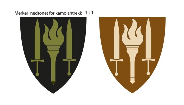 KAMO: Slik ser våpenet ut i nedtonede farger for kamoantrekk. KAMO: Slik ser våpenet ut i nedtonede farger for kamoantrekk.