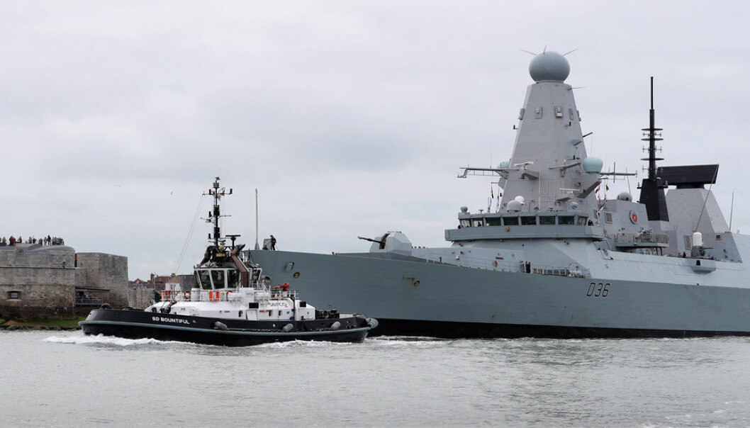 HMS DEFENDER: Det britiske fartøyet HMS Defender som har opereret i Svartehavet. HMS DEFENDER: Det britiske fartøyet HMS Defender som har opereret i Svartehavet.
