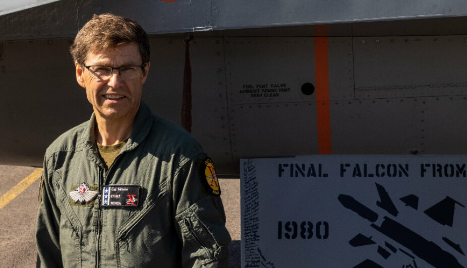 Bård Reidar Solheim er oberst og sjef for prøveflygeravdelingen i Forsvarsmateriell.