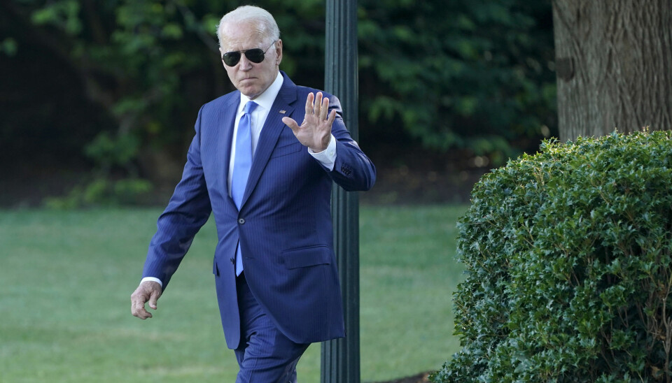 ANGREP: USAs president Joe Biden beordret søndag nye luftangrep i Syria og Irak.